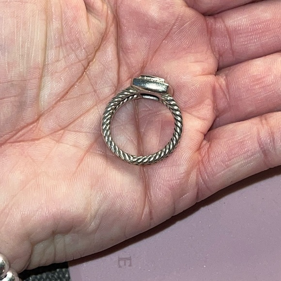 David Yurman Petite Albion® Ring w/Black Onyx& Pavé Diamonds🔥CLEARANCE PRICE🔥 - Picture 7 of 13